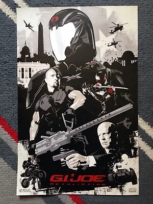 Limited Edition Regal Cinema G.I. Joe Retaliation 2013 Movie Poster Comic Art • $7.99