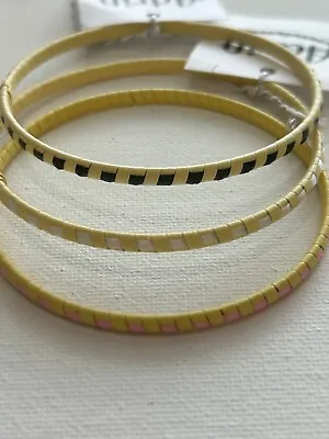 Nantucket Style Basket Bangles—3 Pack • $10