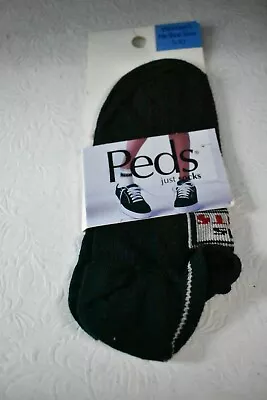 Peds Low Cut  Socks Black  Women's New Vintage • $15.99