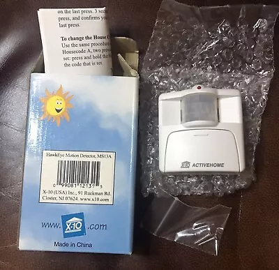 X-10 MS13A Hawkeye Occupancy Sensor Motion Sensor  • $4.99