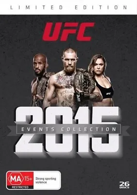 UFC - 2015 Events Collection (26 Disc)    (DVD) UK Compatible - Sealed • £79.99