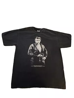 1990 Vintage James Dean Foundation Black T Shirt Large Alstyle Apparel  • $45