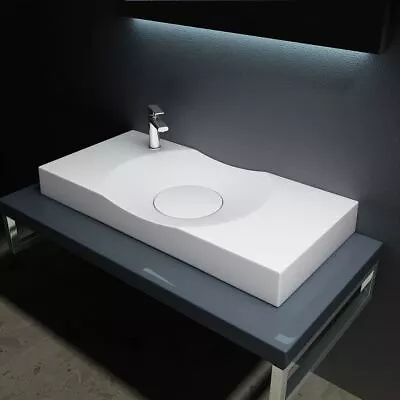 £129.95 • Buy Durovin Bathroom Wash Basin Sink Ceramic / Stone Countertop Wall Hung Full Range