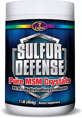 Sulfur Defense Opti-Msm 99.9% Pure MSM Powder Made In The USA - Organic Methylsu • $58.75