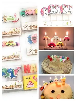£2.49 • Buy Happy Birthday Candle Set Party Cake Topper Decoration Pick Candles Kids Baby