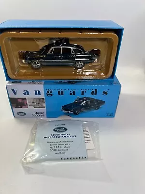 Corgi Vanguards Police Rover 3500 V8 1:43 - Excellent In Box • $23.99