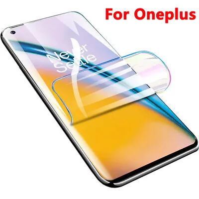 $5.93 • Buy 3Pcs Hydrogel Film Screen Protector For Oneplus 6T 7T 8T 6 8 Pro Protective Film