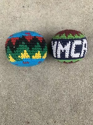 Vintage Hacky Sacks YMCA Hacky And Guatemalan Lot Of 2 • $8