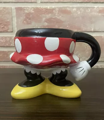 Disney Parks Minnie Mouse Bottom Skirt Legs Coffee Mug Authentic Original • $15