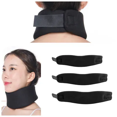 S/M/L Foam Sponge Cervical Traction Device Portable Neck Brace Support Collar • £6.61