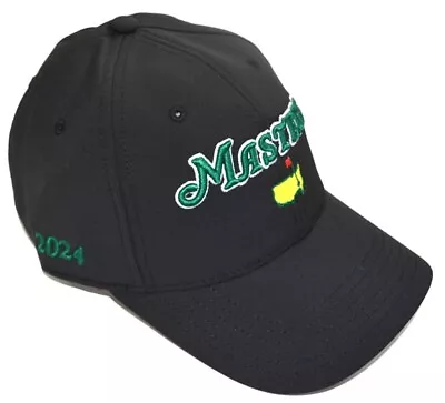 2024 MASTERS (BLACK) Dated PERFORMANCE TECH Hat From Augusta National • $69.95