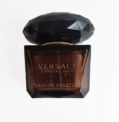 Empty Bottle Versace Crystal Noir Eau De Toilette Splash 3.0 Fl Oz/ 90 Ml Used • $9.99