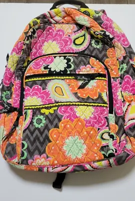 Vera Bradley Colorful Pink Floral Print Backpack • $25