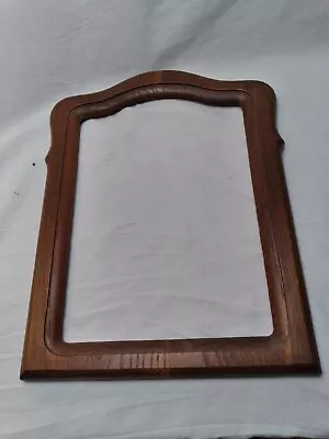 Great VTG 1970's-80's Solid Oak Wood Picture Frame  Holds  9.25 X 12.25  • $22