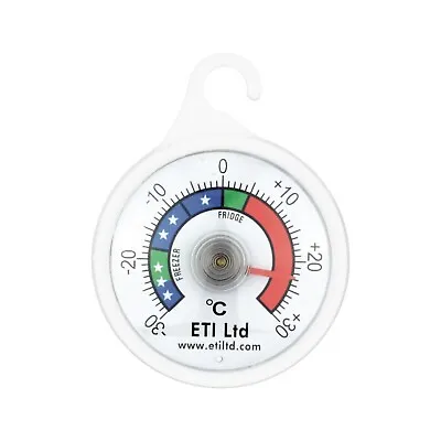 £3.40 • Buy  ETI 52mm Fridge Freezer Dial Thermometer - Shelf Hanging 