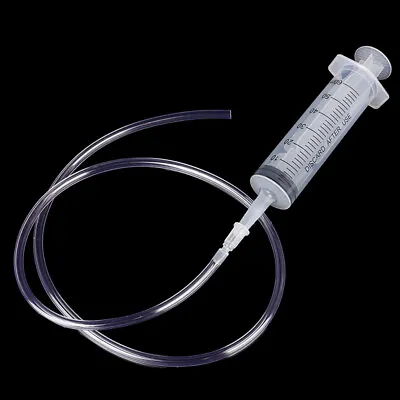$4.99 • Buy 60ML Plastic Feeding Syringe Reusable Pump With 80cm Tube For  Lab Medical T.UHH