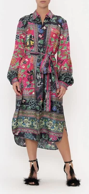 $399 • Buy Camilla NWOT Twilights Midi Shirt Dress In Token Size S(10) RRP$799