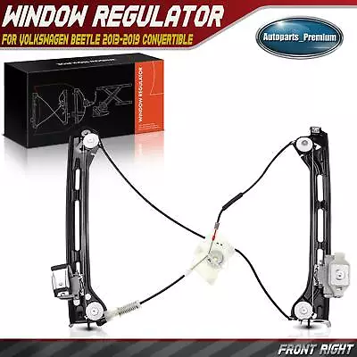 Power Window Regulator For Volkswagen Beetle 2013-2019 Convertible Front LH Left • $60.99