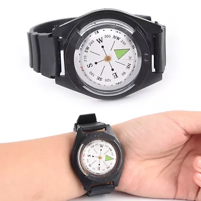 $4.74 • Buy Tactical Wrist Compass Special For Military Outdoor Survival Watch Black Ba..s6