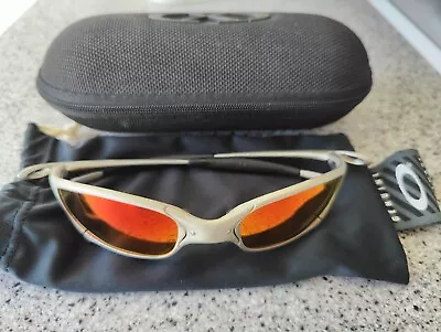 Oakley X-Metal Juliet Plasma Frames  With Fire Iridium Lenses  1st Gen Authentic • $1000