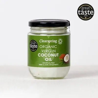 Clearspring Organic Coconut Oil (Unrefined & Raw) • £4.59