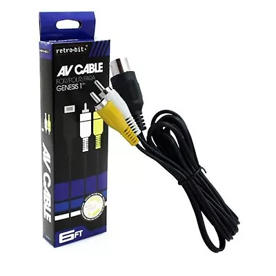 Sega Genesis AV RCA Video Cable Model 1 MK-1601 AV Brand New • $8.07