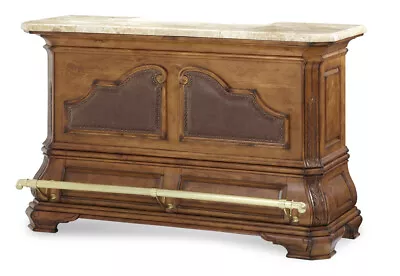 AICO By Michael Amini Tuscano Bar With Marble Top • $2395