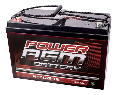 12V 135Ah Amp Hour Agm Battery Sla 12 V Deep Cycle Dual Solar Caravan Camper • $339.95