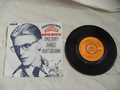 David Bowie Space Oddity / Changes Ep Demo Promo - Clean Picture Sleeve & Labels • £54.99