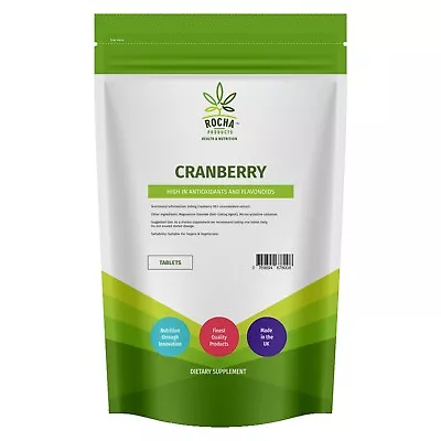 Cranberry 12000mg - 60/120/360 Tablets - Cystitis Urinary Bladder Support Vegan • £7.99