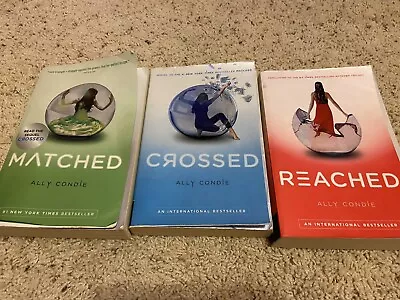 Matched Trilogy Ally Condle Matched Crossed Reached Complete Set Of 3 Books • $15.99