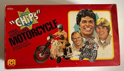 Vintage Mego Chips Free Wheeling Motorcycle For 8  Figures In Original Box • $299.99