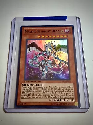 MALEFIC STARDUST DRAGON CT08-EN014 Limited Edition Super Rare • $6.56