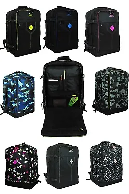 £14.95 • Buy Large Cabin Size Carry On Luggage Backpack Rucksack Priority Ryanair Easyjet BA