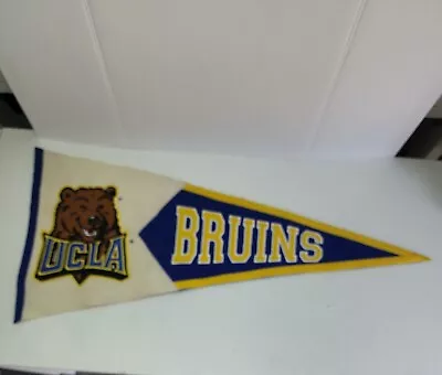 NCAA UCLA Bruins Winning Streak Wool Pennant 40 X 17 Inches Banner Preowned • $60