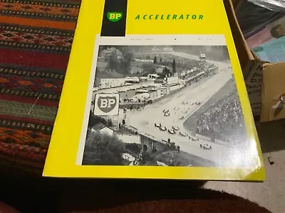 Bp Accelerator Oil Mag Belgian Grand Prix Cover August 1963 Nos 221  • $40.19