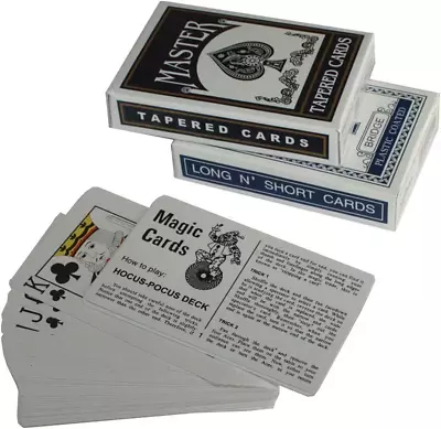2 Decks Of Magic Trick Playing Cards - Svengali - Secret Marked & Stripper Decks • £3.49