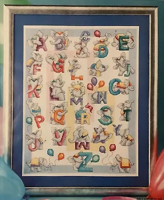 Cross Stitch Chart - Elephant Alphabet Sampler • £1.20