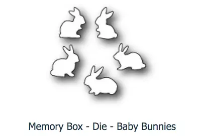 Memory Box Die 99105 Baby Bunnies -- Combined Shipping Available • $5.99