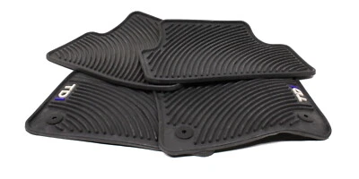 $95.50 • Buy OEM Volkswagen Golf TDI All Weather Rubber Floor Mat Set Round Grommet Holes
