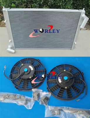 For MINI COOPER S 1.6L MT Supercharged R52 R53 2002-2008 Aluminum Radiator+FANS • $170