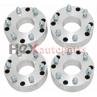 4x 5x4.75 To 6x5.5 Wheel Adapters 2  Fits Chevy GMC Truck Rims On 5x120.7 12x1.5 • $124.99