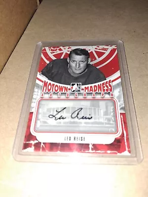 2012-13 ITG Motown Madness Autographs #ALR Leo Reise • $7.26