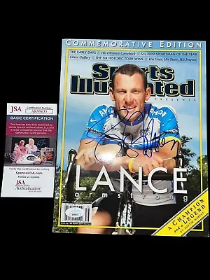 £244.81 • Buy Lance Armstrong Signed SI Sports Illustrated COMMEMORATIVE Full Magazine JSA