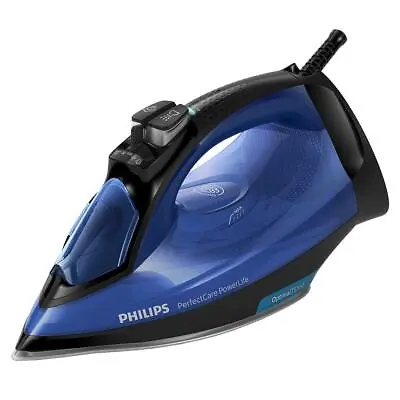 $116.99 • Buy Philips Perfect Care Steam Iron With Steam Glide Plus Soleplate Black & Blue
