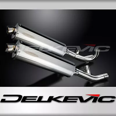 Yamaha VMAX 1700 2009-2020 Slip On 18  Oval Stainless Exhaust Muffler Kit • $440.99