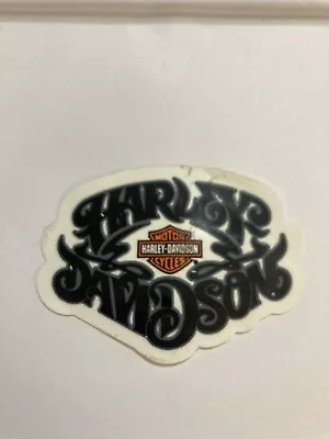 Harley Davidson Ride Easy B&S Motorcycle Emblem Sticker Vintage Collectable Deca • $13