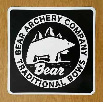 2 Bear Archery 3.75  Vinyl Decal Sticker Bow Arrow Hunting & Free Usa Flag • $6