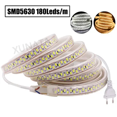 220V LED Strip Light Super Bright 2835 5050 5630 5730 Flexible Ribbon Tape  • $30.10
