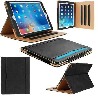 Leather TAN Case IPad Air 1 2 4 5th 6th 7th Generation 10.2 9.7 10.9 Pro 11 Mini • £8.99